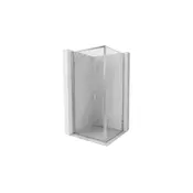 Mexen Exo zložljiva tuš kabina 75 x 75 cm, prozorna, krom - 816-075-075-01-00