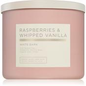 Bath & Body Works Raspberry & Whipped Vanilla mirisna svijeca 411 g