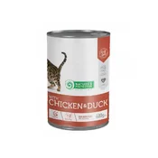 NATURES PROTECTION Vlažna hrana za macke Can Cat Sterilised piletina i pacetina 400g