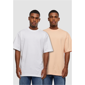 Mens UC Tall Tee 2-Pack T-Shirts - Orange + White
