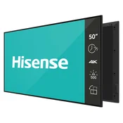 HISENSE Graficka tabla 50GM50D 50, 4K UHD 500 nita Digital Signage, 18/7 Operacija, Crna