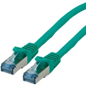 ROLINE Roline 21.15.2832 RJ45 omrežni kabel\, Patch kabel CAT 6a S/FTP 2.00 m zelena  1 kos, (20420206)