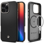 Spigen Enzo Aramid, black natural - iPhone 16 Pro Max (ACS08501)