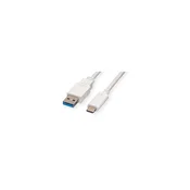 VALUE Value USB kabel USB 3.2 gen. 1 (USB 3.0) USB-A vtič\, USB-C® vtič 2.00 m bela zaščiten 11.99.9035, (20416553)