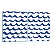 shumee Steklena deska za rezanje, krožnik 2x40x52, vzorec