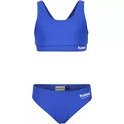 Hummel Športna kopalna moda JR Solid ultra mornarsko modra/bela