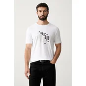 BOSS Majica Network Flag 50566853 Bela Regular Fit