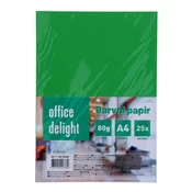 PAPIR BARVNI A4 80g 25 V PAKETU SVETLO ZELENA