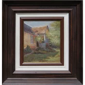 Stara kuca, Ulje na platnu, 26 x 22 cm