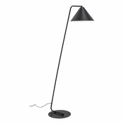 Crna stojeca svjetiljka s metalnim sjenilom (visina 165 cm) Latisha – Bloomingville