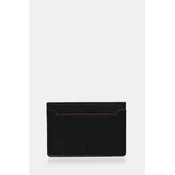 Usnjen etui za kartice HUGO črna barva, 50536048