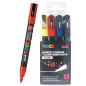 shumee KOMPLET MEŠANICE 4 KOSOV POSCA UNI MEŠANICA BARV, KONICE PC-3M 205110