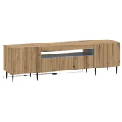 vidaXL LED TV omarica Artisan hrast Inženirski les