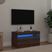 TV ormaric s LED svjetlima Artisan hrast 75x35x40 cm