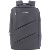 CANYON BPE-5, Laptop backpack for 15.6 inchProduct specsize(mm): 400MM x300MM x 120MM(+60MM)Grey, Canyon LogoEXTERIOR materials:100% PolyesterInner materials:100% Polyestermax weigh ( CNS-BPE5GY1 )