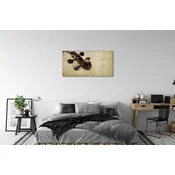 tulup.si Slika na akrilnem steklu Kitara opombe 120x60 cm 2 obešalnika