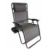 eoshop sproščujoče ležalnik za ležanje DELUXE Siva barva DELUXE
