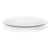 Pladenj ACCASA premer 35 cm imitacija stekla plastika