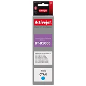 Activejet AB-D100C Ink cartridge for Brother printers, replacement for Brother BT-D100C; Supreme; 50 ml; cyan
