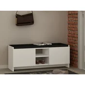 Regal za čevlje Kailua 1047 (Bela) Bela, 110x43x37cm, Iverna plošča