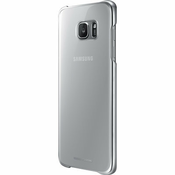 SAMSUNG trdi ovitek Clear Cover za Galaxy S7 edge (EF-QG935CSEGWW), srebrn