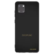 Silikonski črni ovitek za Samsung Galaxy Note 10 Lite N770F - Discipline