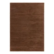 Temno rjava ročno tkana volnena preproga 160x230 cm – Asiatic Carpets