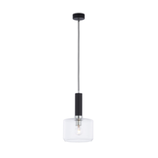 Jupiter 1855 - VA1 - Luster na sajli VANES 1xE27/60W/230V srebrna/crna