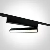 CRNA PRILAGODLJIVA LINEARNA SVJETILJKA ZA FLAT MAGNETSKE ŠINE 10W CCT 48V IP20 DM43108FB/B/V