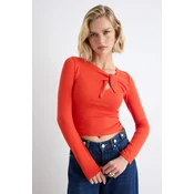 Trendyol ženska bluza Twoaw27Bz00170, crvena