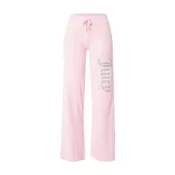 Juicy Couture Hlače LAYLA roza/srebrna