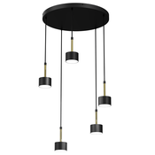 ARENA BLACK/GOLD 5xGX53 viseća lampa