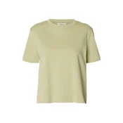 SELECTED Majica SLFEssential pastelno zelena