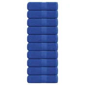 Vidaxl Brisače za goste FROGN 10 kosov modre 30x50 cm 360 g/m2