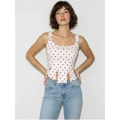 Bianco Lucci Top svetlo modra/off-bela
