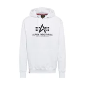 ALPHA INDUSTRIES Majica Basic, bela