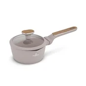 Berlingerhaus Lonec s titanovim premazom in pokrovom, 16 cm, Taupe, Nordic Collection