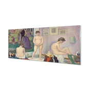 tulup.si Slika na akrilnem steklu Art naslikal modeli 140x70 cm 4 obešalnika