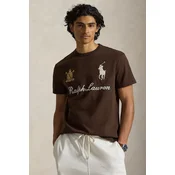 Polo Ralph Lauren Majica 710B20010002 Rjava Regular Fit