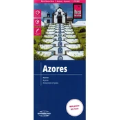 shumee Azori 1:70.000. Vodoodporen avtomobilski in turistični zemljevid. Izdaja 2024. Potovalno znanje