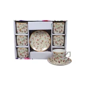 Sigma Set šolja za kafu, porcelan, 160ml 6/1 (Lust/Br) YK160-ZY-8997
