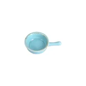 Mini-bowl with handle, porcelain, 9.5 cm, Seasons, Turquoise - Porla