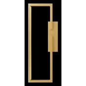 SQR - 40 cm pravokotna LED stenska svetilka 8 W minimalistična moderna zlata