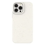 HURTEL Eco Case etui iPhone 14 Plus silikonski razgradljiv ovitek bel