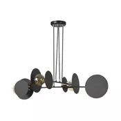 Luster na sajli IDEA 4xE27/15W/230V crna