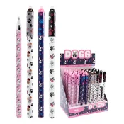 Gel pisalo/radirka M&G iErase Cats&Dogs 0,7 mm - modro polnilo