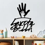 Wallity Zidna dekoracija Vita E Bella 3, 47 x 56 cm, Crna