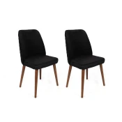 Hanah Home Set 2 trpezarijske stolice Orah