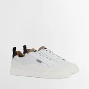 Barbour Stannington Trainers — White - 47 Kožne tenisice s detaljima od brušene kože Tenisice