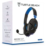 Turtle Beach Recon 50P žične slušalke črno-modre barve za PC & PS5 & PS4 & Switch & Xbox Series & Xbox One